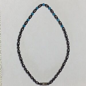 Elegant Black Beaded Necklace